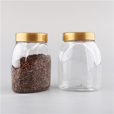 Plastgodisburkar med lock